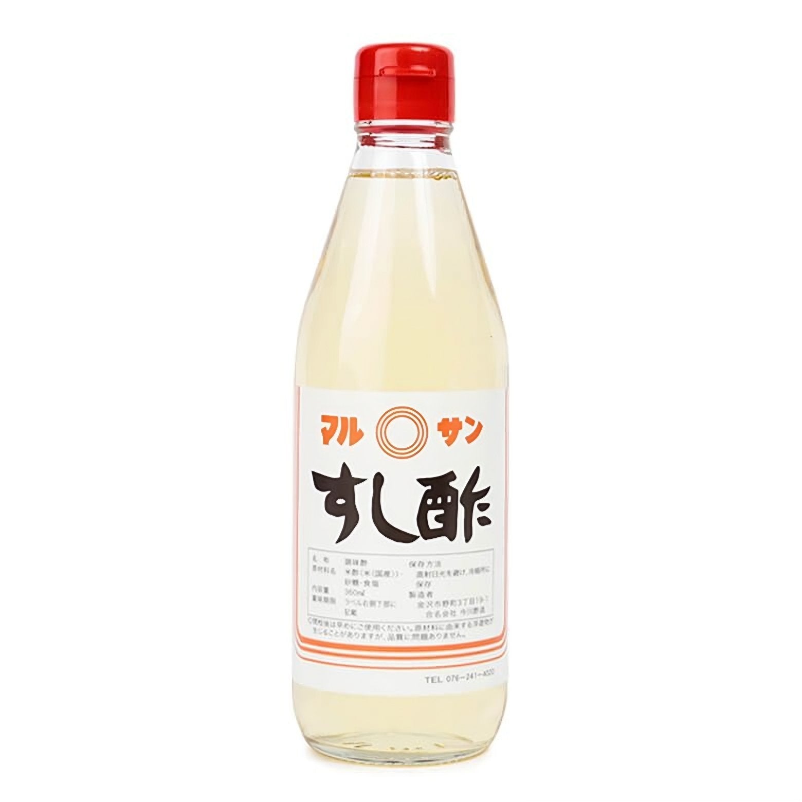 Premium Marusan Artisanally Crafted Sushi Rice Vinegar 360ml - Authentic Japanese Seasoning for Sushi, Rice Bowls & Asian Cooking