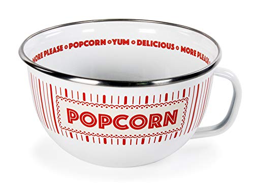 Showtime Popcorn Bowl Mug - 24 oz Large Snack Sharing Cup for Movie Nights, Parties & Home Theater Snacking
