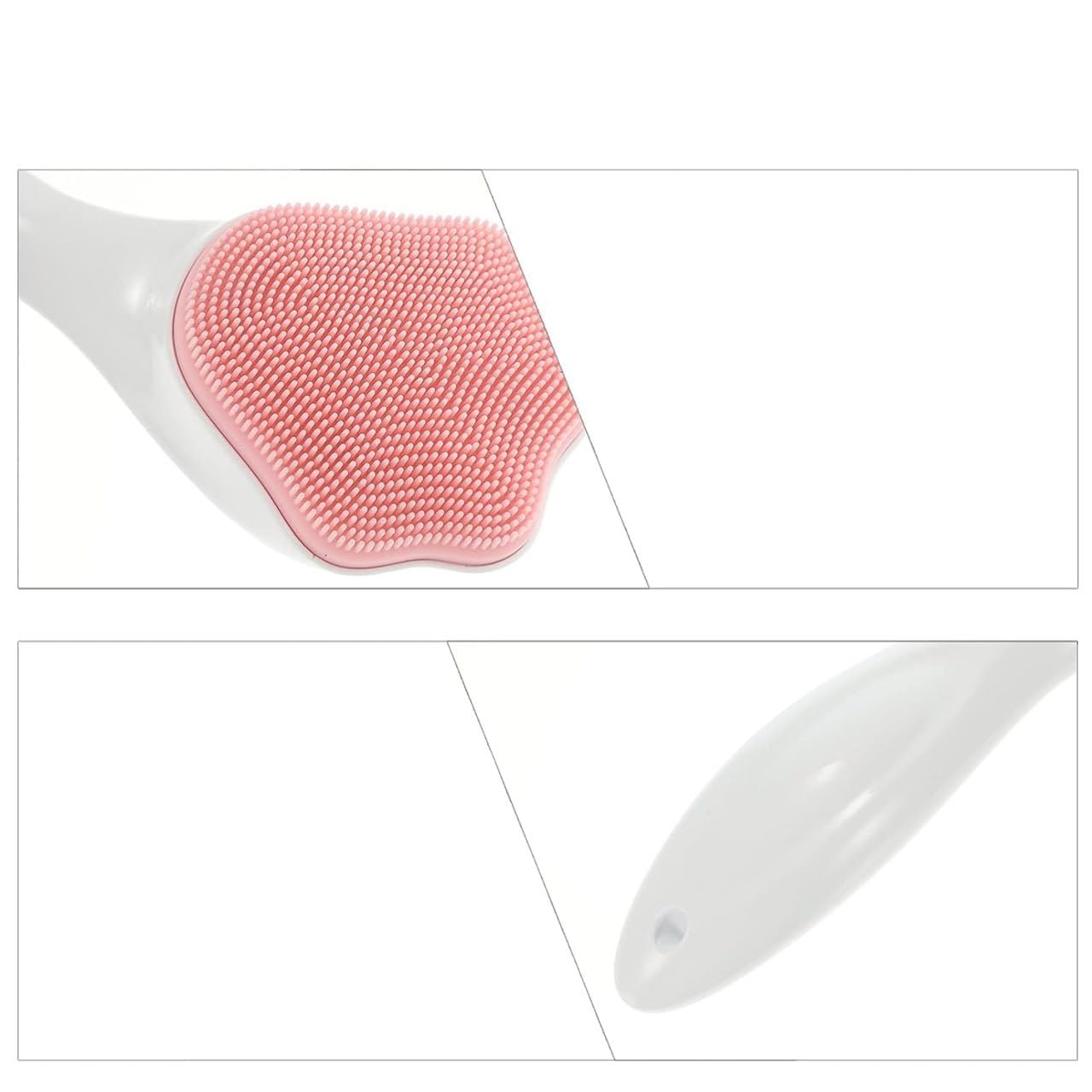 TERXA Soft Silicone Face Cleansing Brush - Manual Exfoliating Brush for Blackhead Removal & Deep Cleansing | Gentle Massage with Soft Bristles | Perfect for Daily Skincare Routine & Travel (Pack of 1, Multicolor)