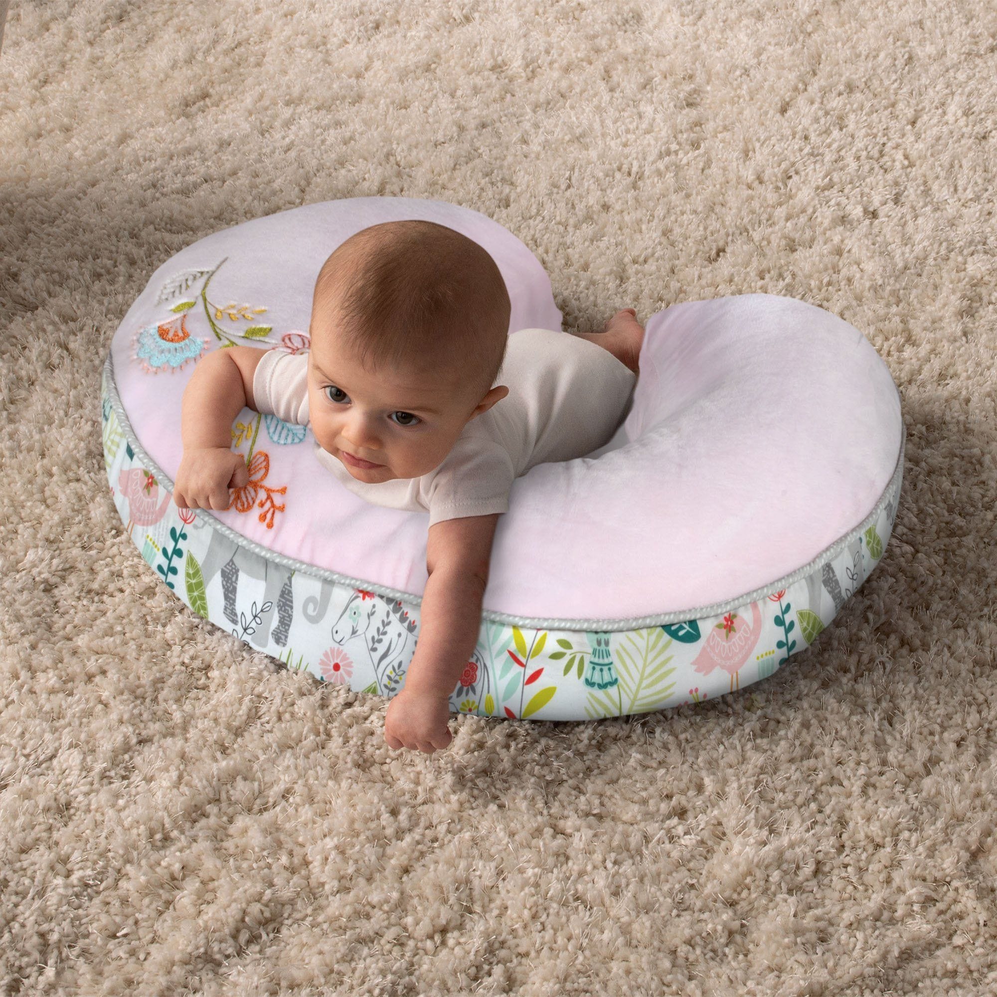 Boppy Luxe Slipcovered Nursing Pillow - Soft & Supportive Breastfeeding Pillow for New Moms, Comfortable Baby Feeding Support for Nursing, Bottle Feeding & Tummy Time
