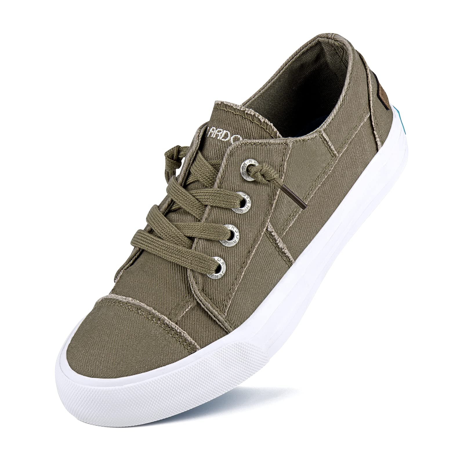 JENN ARDOR Women's Slip On Canvas Sneakers - Low Top Comfortable Walking Flats | Casual Fashion Shoes for Everyday Wear, Travel & Outdoor Activities