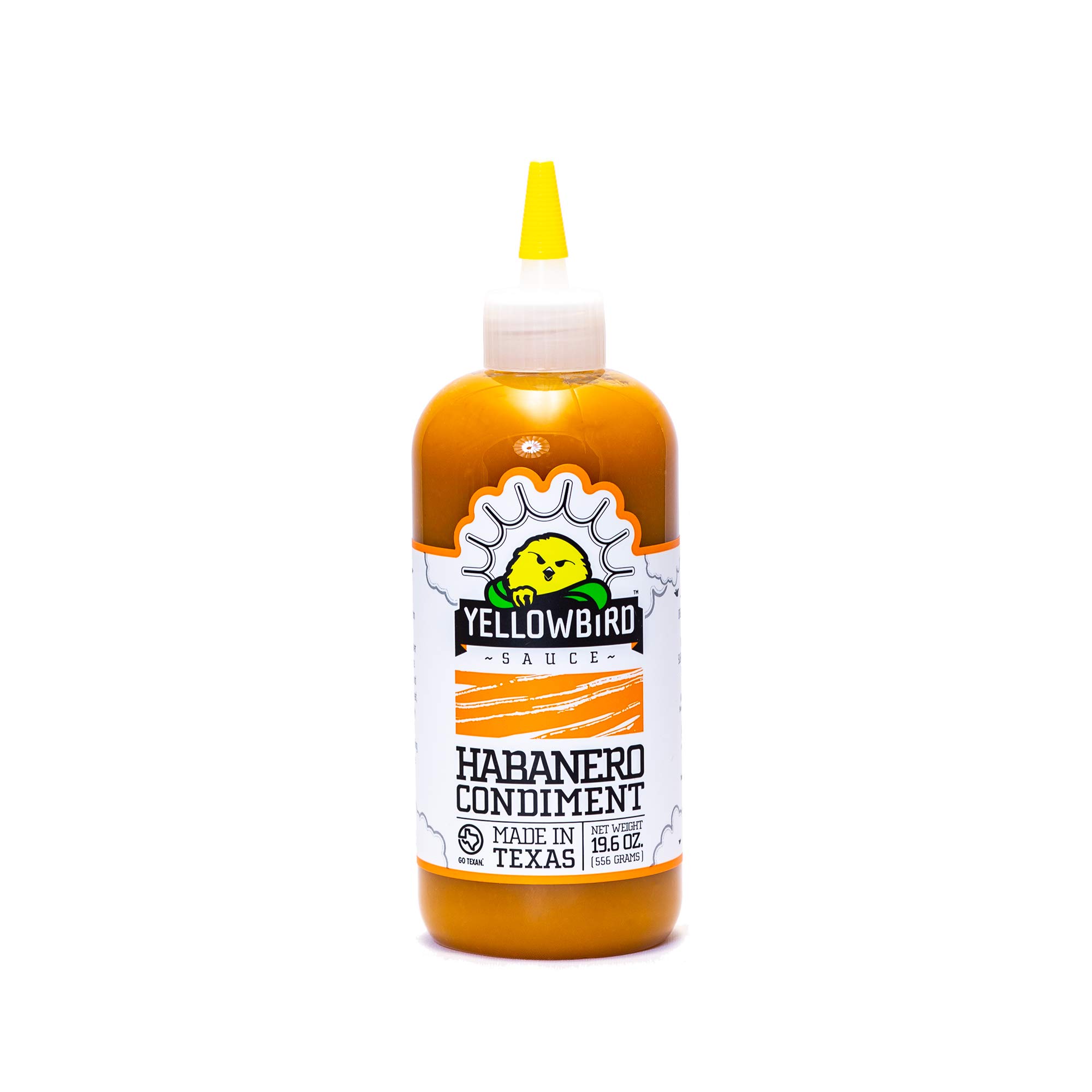 Yellowbird Habanero Hot Sauce - Medium Spicy Vegan Pepper Sauce with Garlic, Carrots & Tangerine | Plant-Based, Gluten-Free, Non-GMO Condiment | 19.6 oz (2 Pack) | Perfect for Tacos, Wings, Burgers & BBQ | Made in Texas