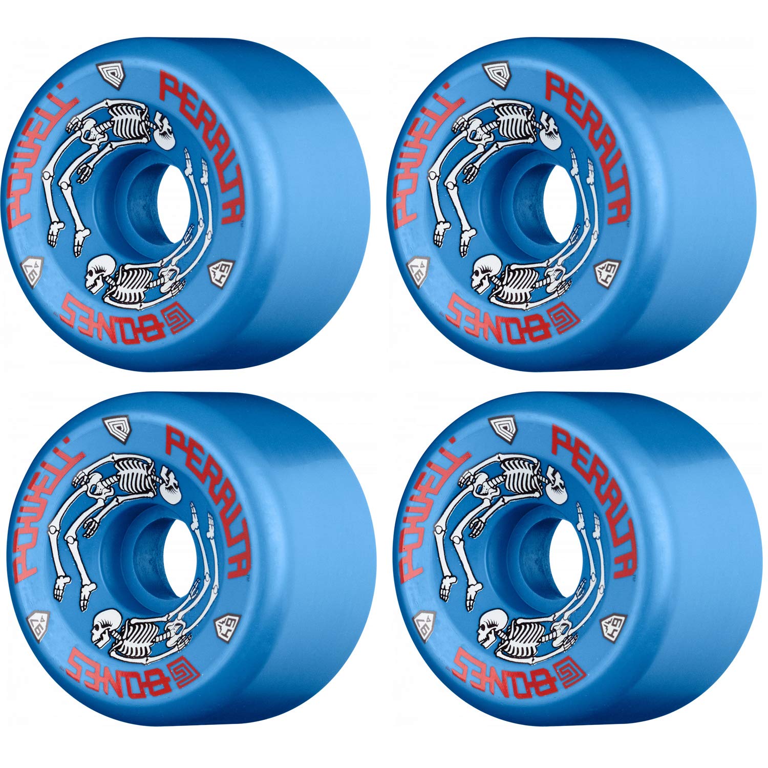 Vintage Old School Skateboard Complete Set with Independent 169 Trucks, Powell G-Bones Wheels, Bones Reds Bearings - Perfect for Street Skating, Cruising & Retro Style Riding