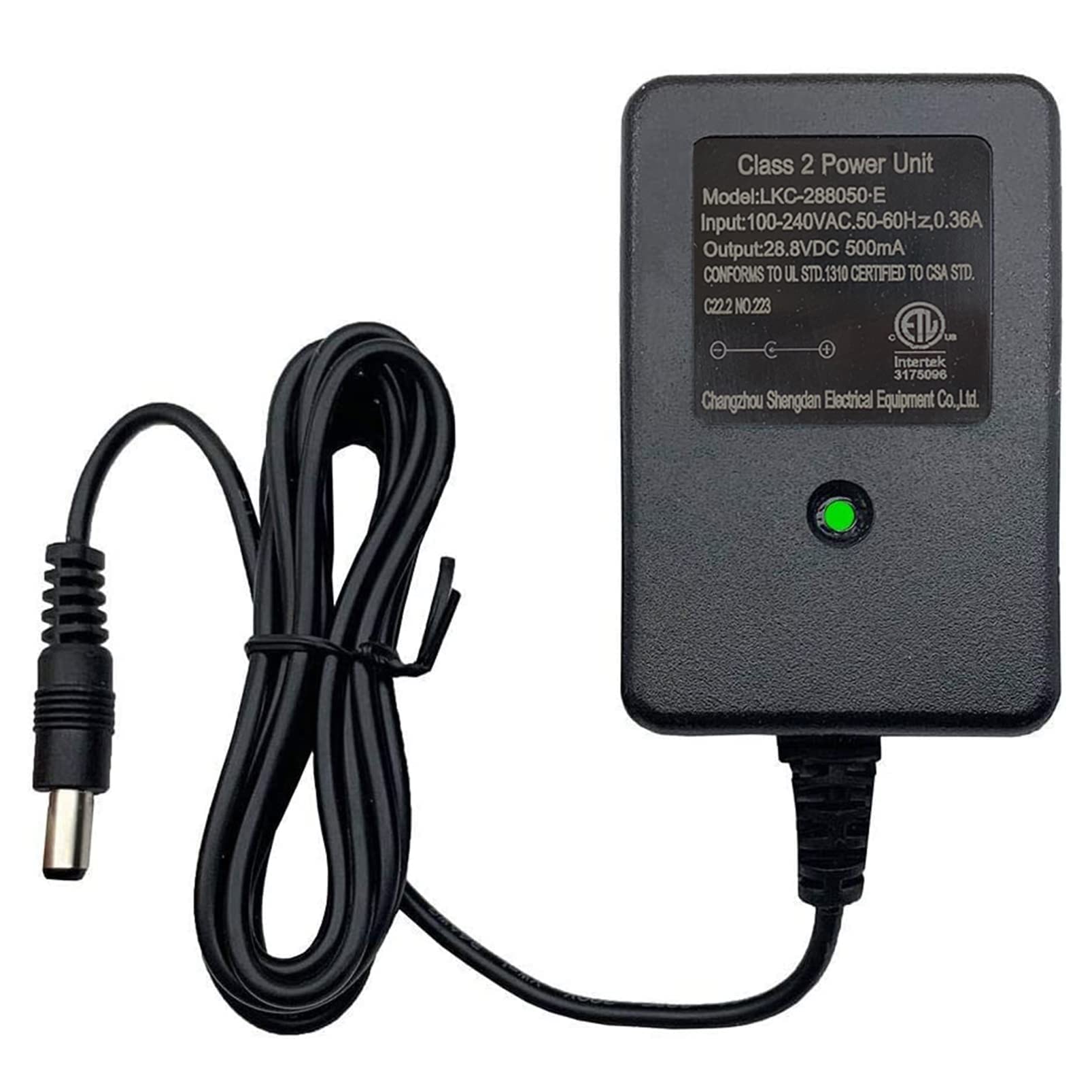 28.8V Kids Ride On Car Charger & 24V Round Hole Charger with LED Indicator - Power Adapter for Electric Toy Cars, Ride-On Vehicles, and Baby Carriages - Perfect for Indoor and Outdoor Playtime