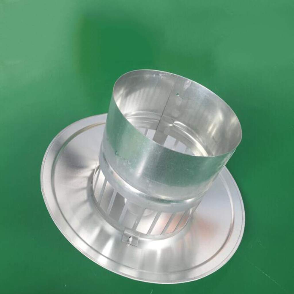 Stainless Steel Chimney Cap - 200mm Weatherproof Roof Vent Hood for Exhaust Pipe | Outdoor Fireplace & BBQ Grill Protection