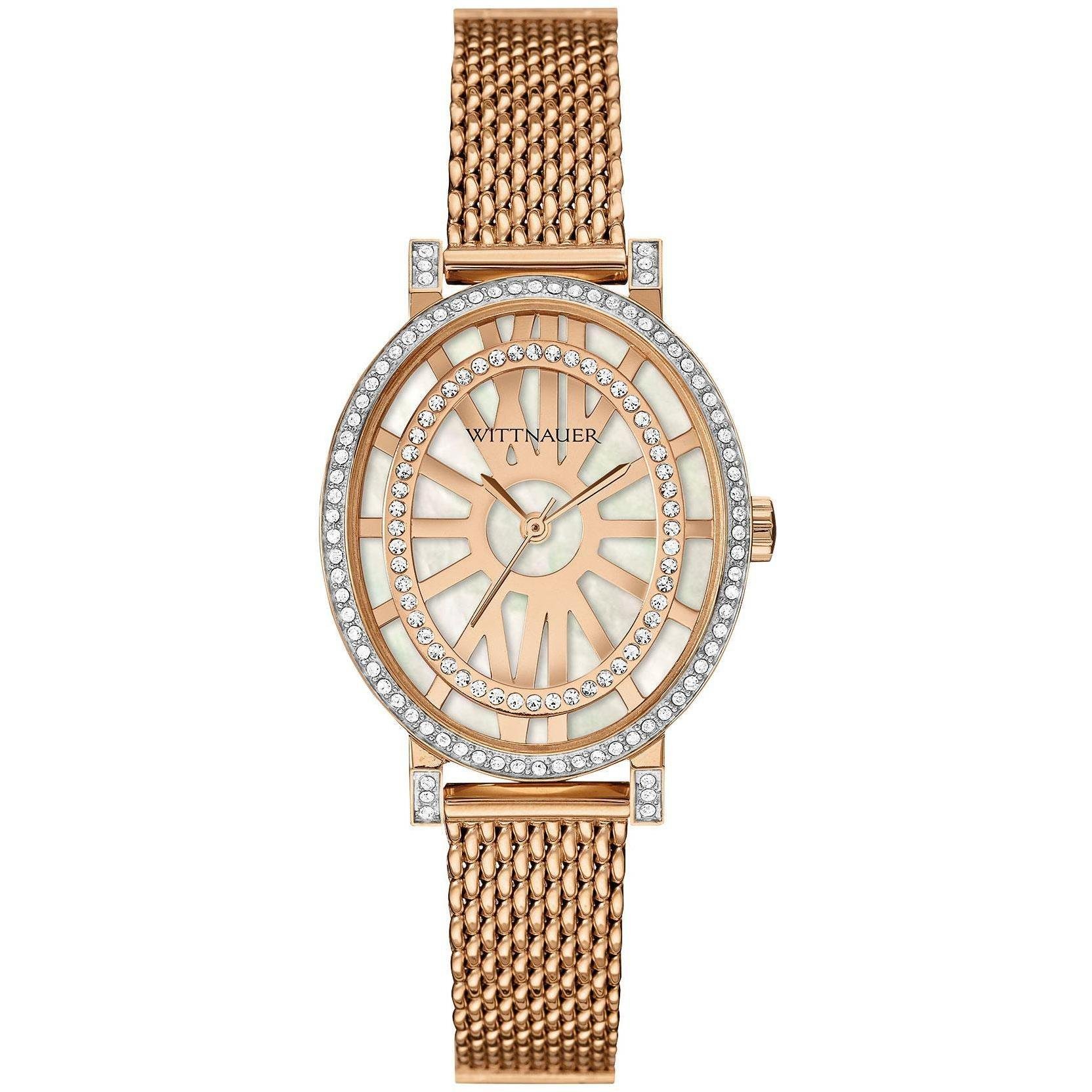 Wittnauer WN4039 Ladies Charlotte Rose Gold Plated Watch - Elegant Women's Fashion Timepiece for Everyday Wear & Special Occasions