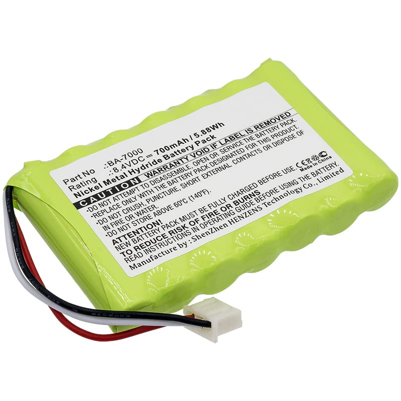 Synergy Digital Replacement Battery for Brother BA-7000 Printer - Ni-MH 8.4V 700mAh High Capacity Printer Battery - Perfect for Office Printing & Document Scanning