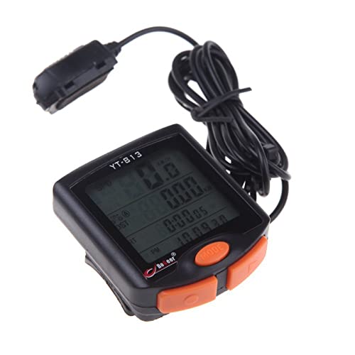 Wireless Bike Computer with Speedometer & Odometer - Waterproof Cycling Computer with Backlight for Road & Mountain Bikes - Track Speed, Distance & Ride Time for Training & Outdoor Adventures