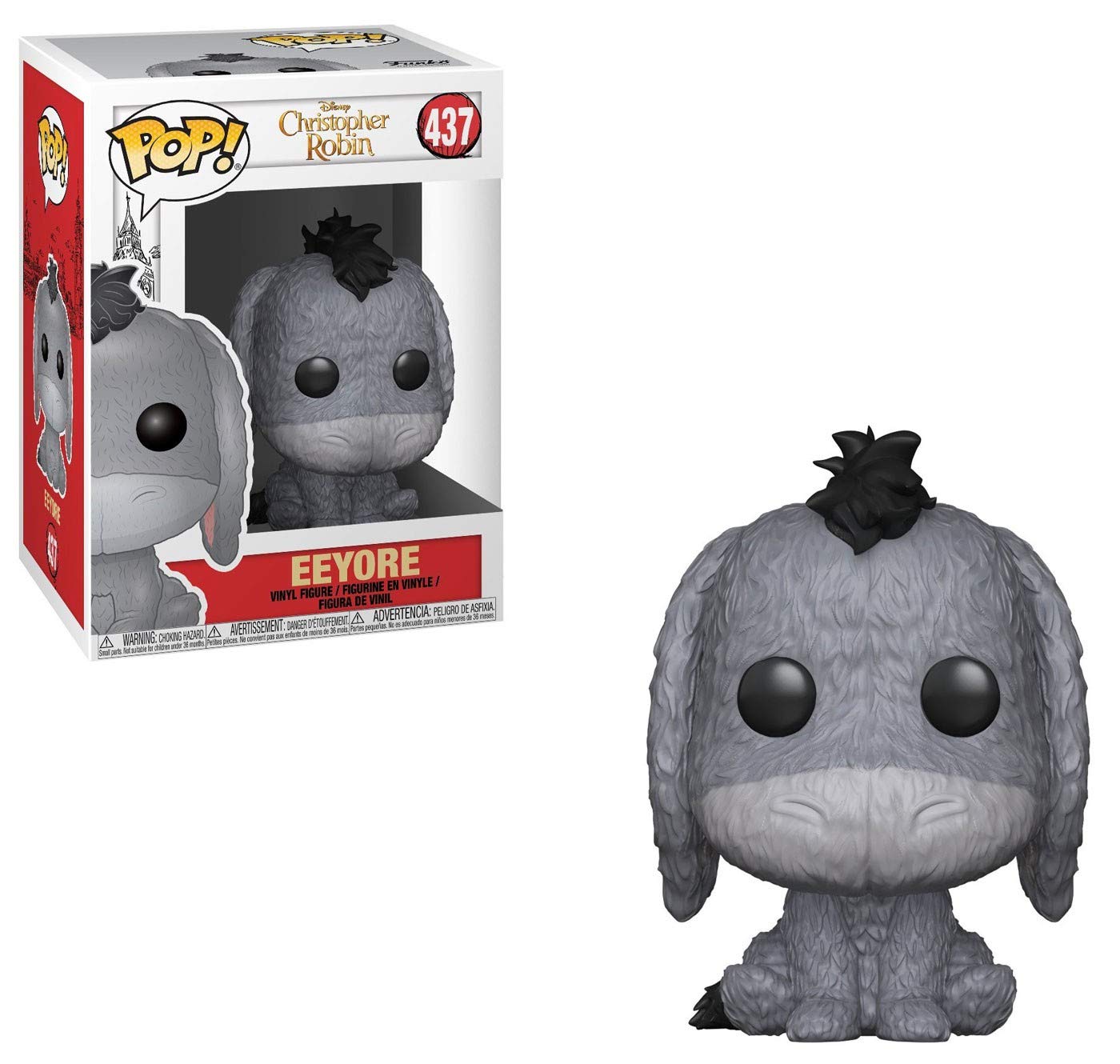 Funko POP Vinyl Figure - Christopher Robin with Eeyore - Collectible Disney Winnie the Pooh Character - Perfect for Disney Fans & Collectors - Great for Home Decor, Office Display, and Gift Giving
