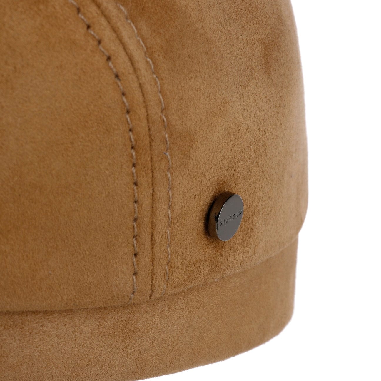 Stetson Goat Suede Flat Cap - Classic Men's Vintage Style Hat for Casual Wear & Outdoor Activities