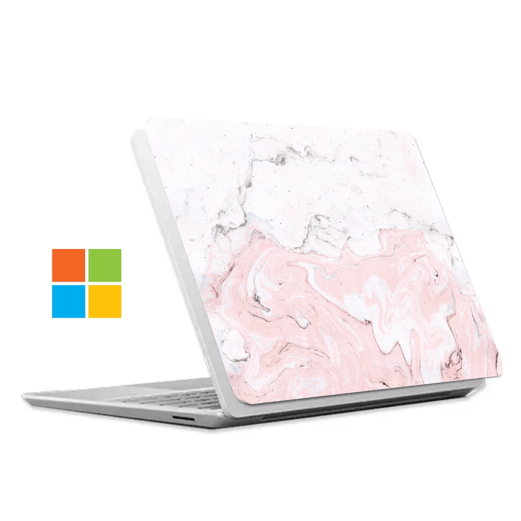 Premium Pink Marble Surface Laptop Case - Slim Protective Cover for Microsoft Surface Laptop 1/2/3/4/5 - Perfect for Work, School & Travel Accessories