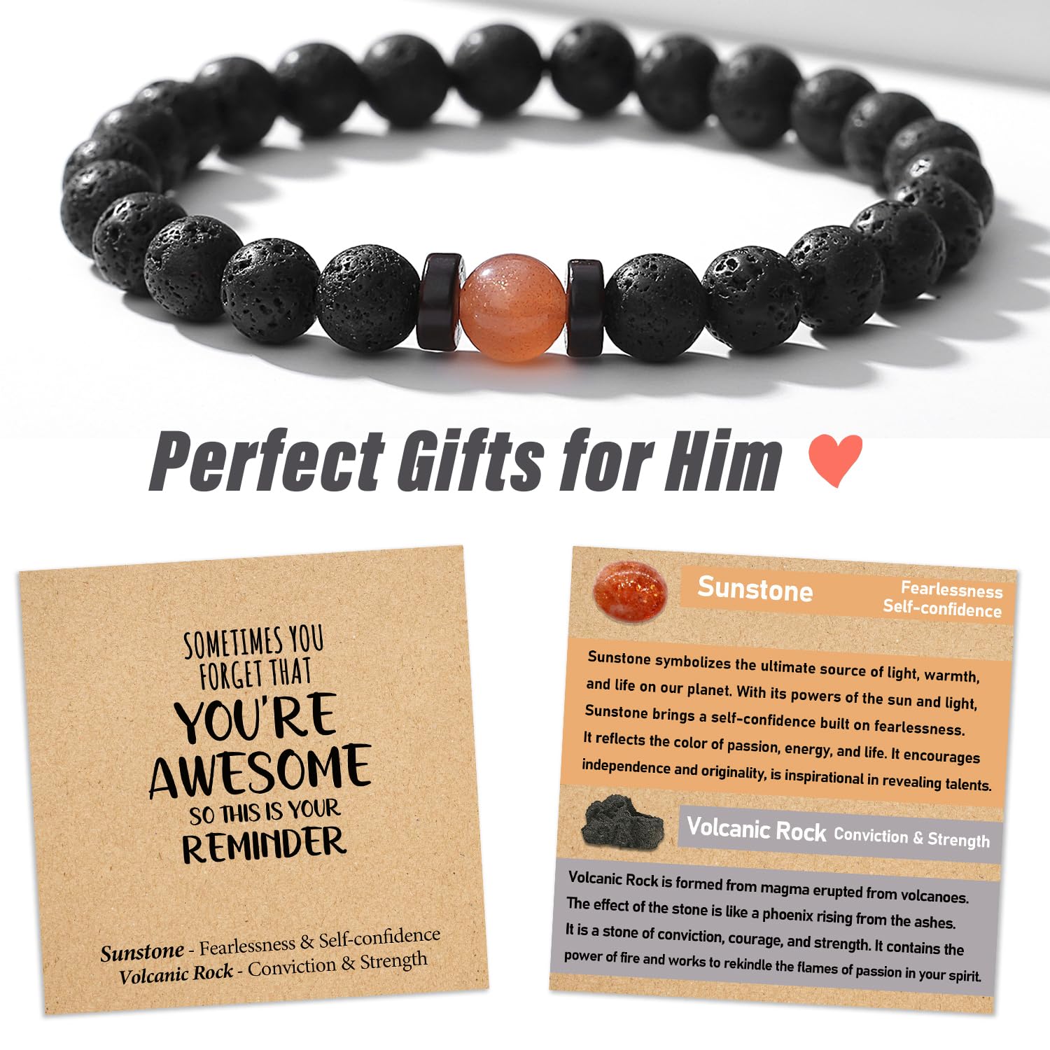 Trendy Beaded Bracelets for Teen Boys - Cool 11-19 Year Old Birthday Gifts for Son, Grandson | Valentine's Day, Easter, Christmas Stocking Stuffers | Perfect for School, Sports & Casual Wear