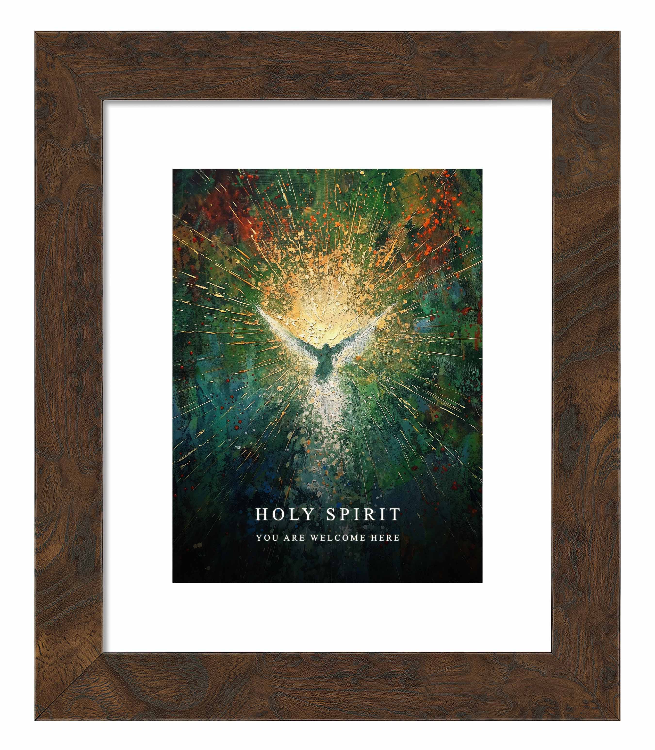 Holy Spirit Art Prints - Religious Wall Decor for Home, Church & Office - Inspirational Christian Artwork