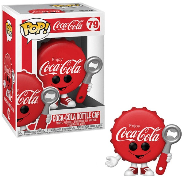 Funko Pop! Vinyl Figure - Coca-Cola Bottle Cap Ad Icon Collectible [79] - Perfect for Coca-Cola Fans, Vintage Soda Collectors & Pop Culture Displays