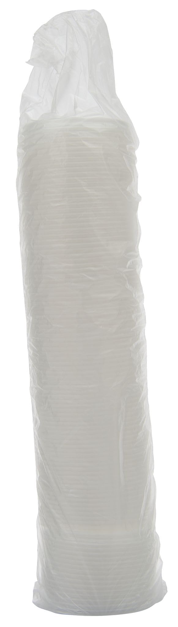 DART 6JLNV Non-Vented Plastic Cup Lids for 6 oz, 2 oz, 3.5 oz, 4 oz Food Containers - Clear Disposable Lids (1000 Count) - Perfect for Coffee Shops, Restaurants & Takeout Packaging