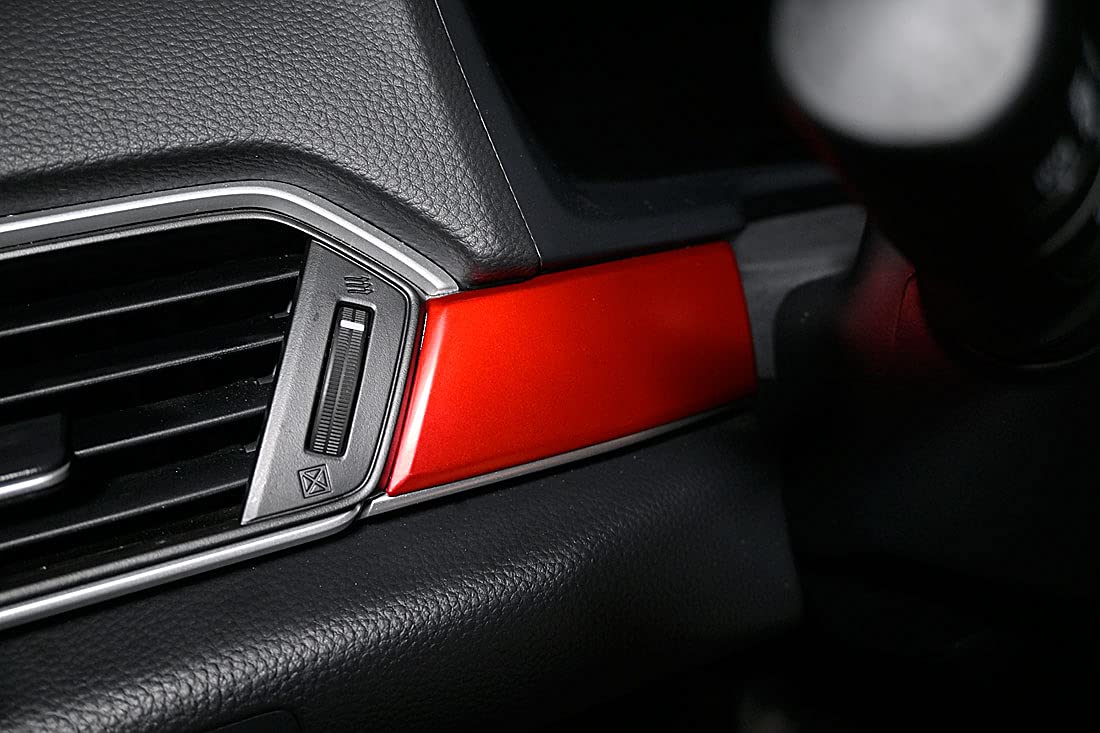 GZXinWei Red Center Console Dashboard Trim Panel Cover for 2018-2021 Honda Accord 10th Gen - Interior Accessories Upgrade for Enhanced Driving Experience