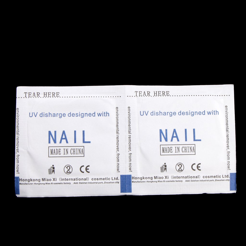 200Pcs Nail Polish Remover Soak Off Gel Foils - Professional Manicure Cleaner Wipes for Acrylic & Gel Nails Removal - Salon Quality Nail Care Accessories for Home & Professional Use