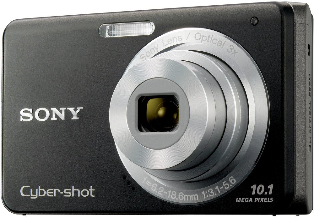 Sony Cybershot DSC-W180 10.1MP Digital Camera with 3x Optical Zoom & SteadyShot Stabilization - 2.7-inch LCD Screen (Black) - Perfect for Travel Photography, Vlogging & Everyday Captures