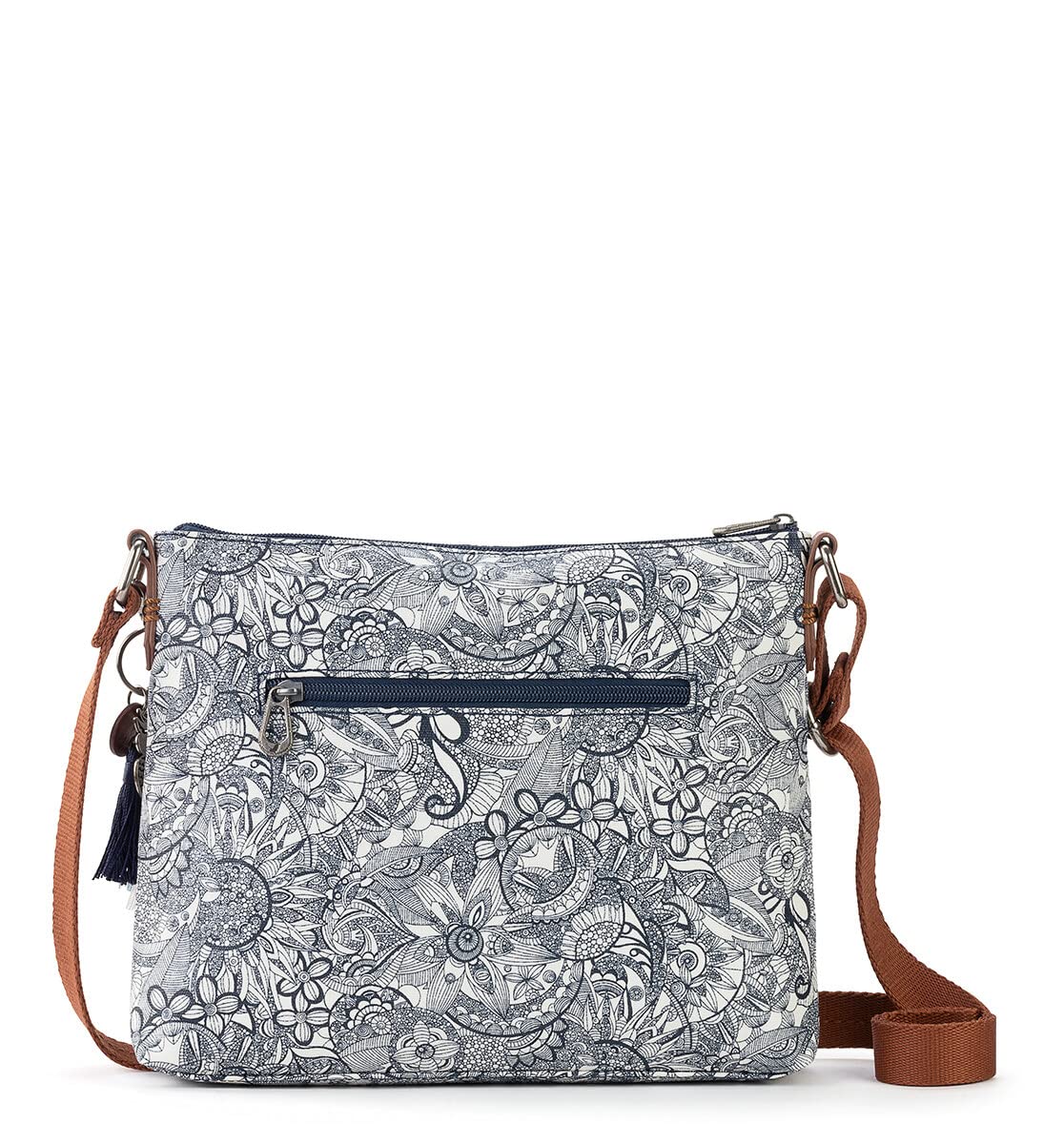 Sakroots Coated Canvas Crossbody Bag - Lightweight & Durable Small Shoulder Purse for Women - Perfect for Travel, Shopping, and Everyday Use