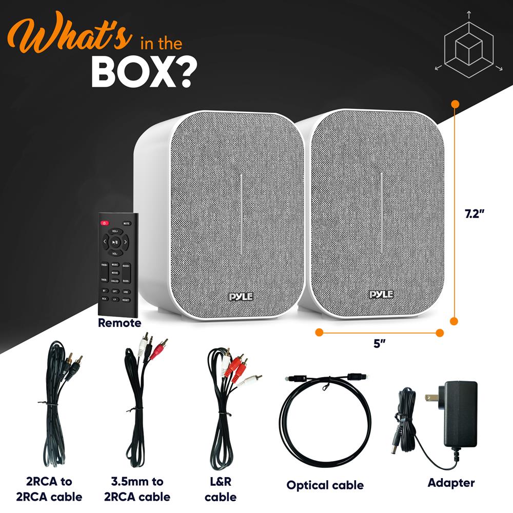 High Fidelity Bookshelf Speakers for Home Audio - Premium Sound Quality for Music, Movies & Gaming
