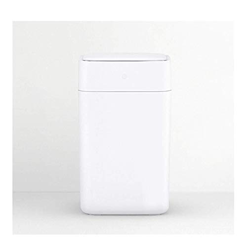 Smart Automatic Trash Can with Motion Sensor & LED Lights - Waterproof Touchless Waste Bin for Kitchen, Bathroom, Bedroom & Living Room - Large Capacity Self-Sealing Garbage Bin for Home & Office Use