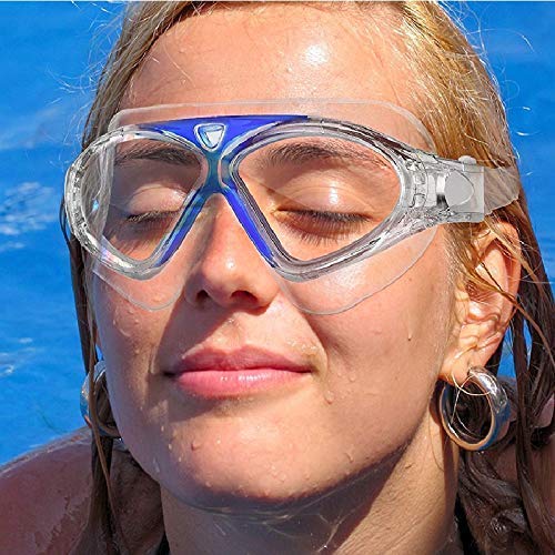 Professional Anti-Fog Clear Swimming Goggles with UV Protection - Comfortable & Durable for Pool, Beach, and Competitive Swimming
