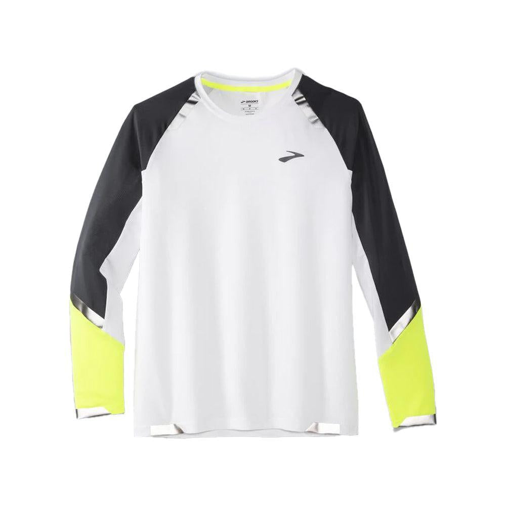 Brooks Run Visible Men's Long Sleeve Running Shirt - Lightweight Performance Top for Jogging, Training & Outdoor Activities