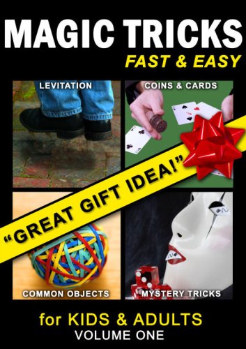 Magic Tricks Fast & Easy for Kids & Adults - Beginner Magic Kit Vol.1 | Fun Party Tricks, Family Entertainment & Learning Magic at Home