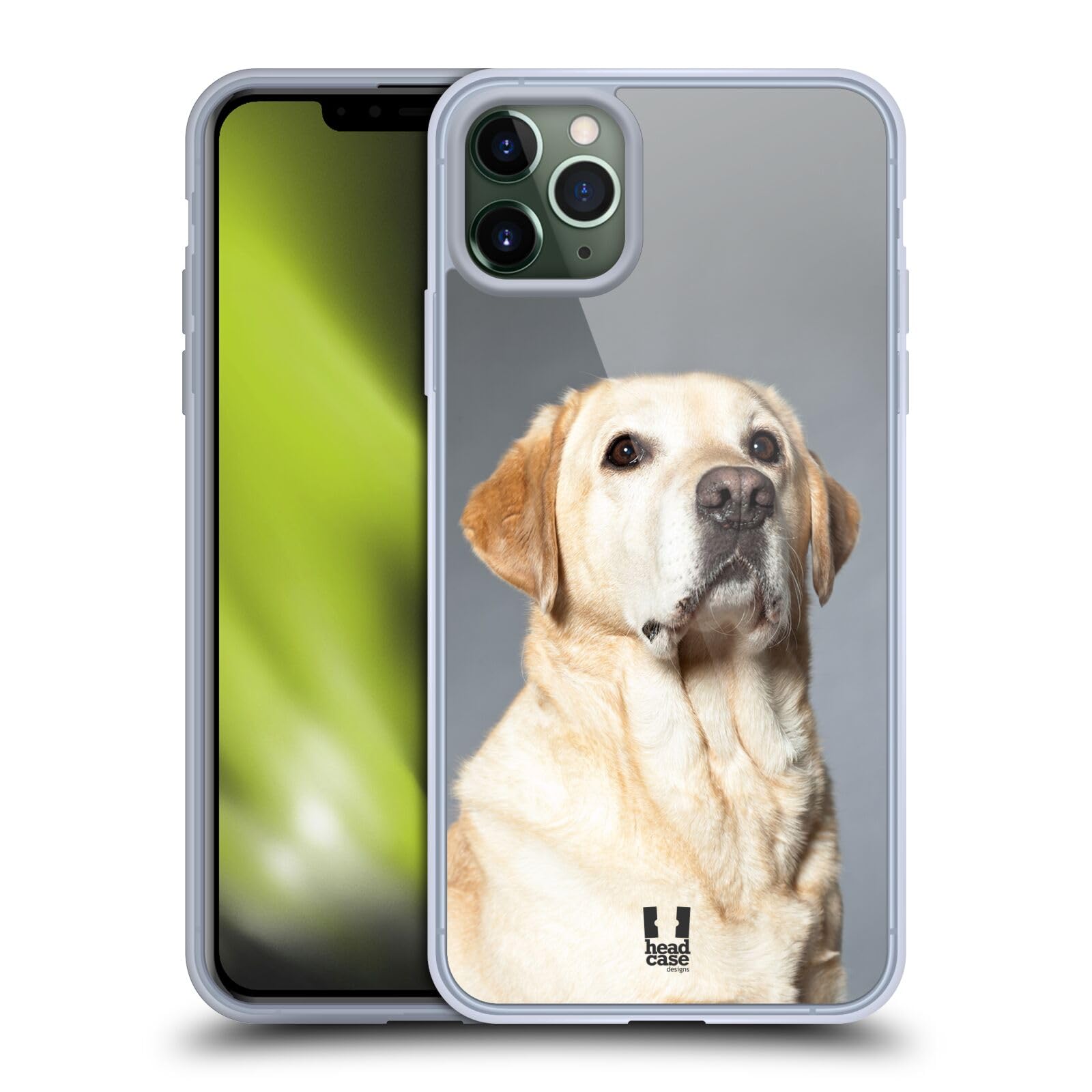 Blonde Labrador Retriever Dog Soft Gel Phone Case - Compatible with iPhone 11 Pro Max | Cute Dog Breed Design | Perfect for Pet Lovers & Outdoor Activities