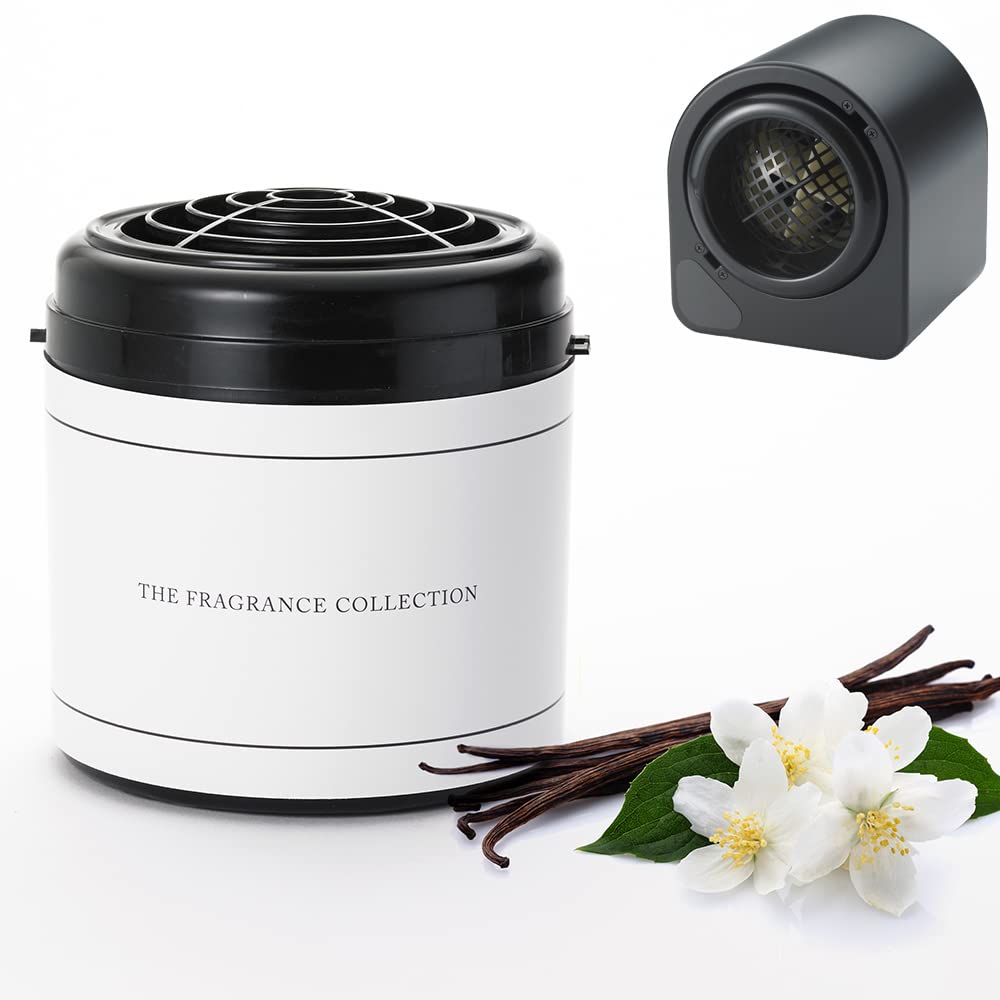 Luxury Ritz-Carlton Home Aromatherapy Diffuser Set with Jasmine Vanilla Musk Scent Cartridges - Essential Oil Diffuser for Bedroom, Spa Relaxation & Stress Relief
