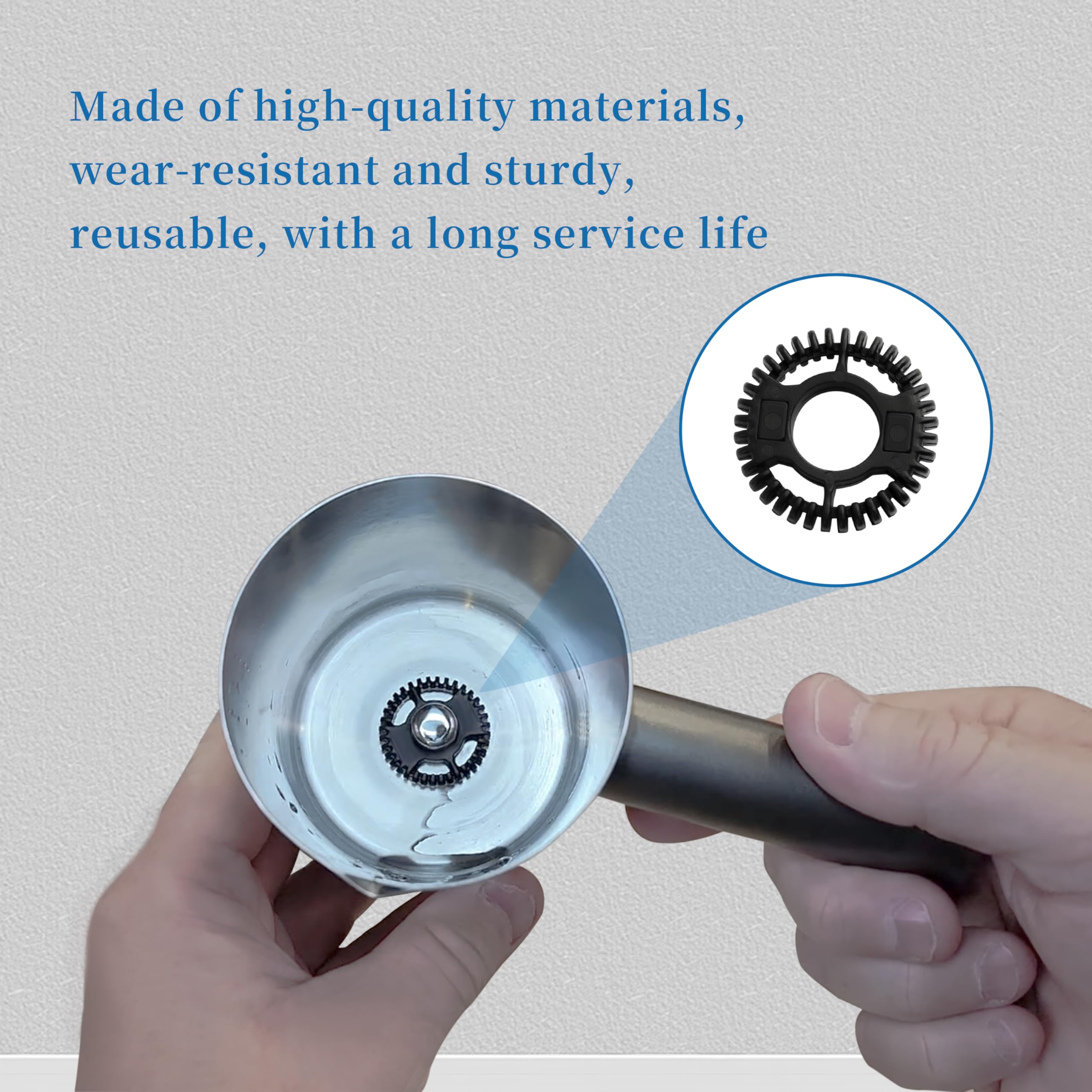 Premium Replacement Milk Frother Whisk for Keurig K-Cafe & Special Edition - 3 Pack | Durable Stainless Steel Coffee Frother Accessories | Perfect for Lattes, Cappuccinos & Hot Chocolate at Home