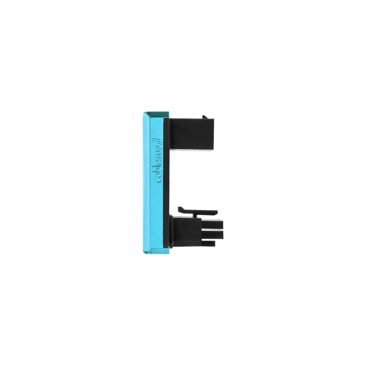 CableMod 12VHPWR 180 Degree Angled Adapter - Variant A (Light Blue) | GPU Power Connector for NVIDIA RTX 4090/4080/4070 | Perfect for PC Gaming & Workstation Builds