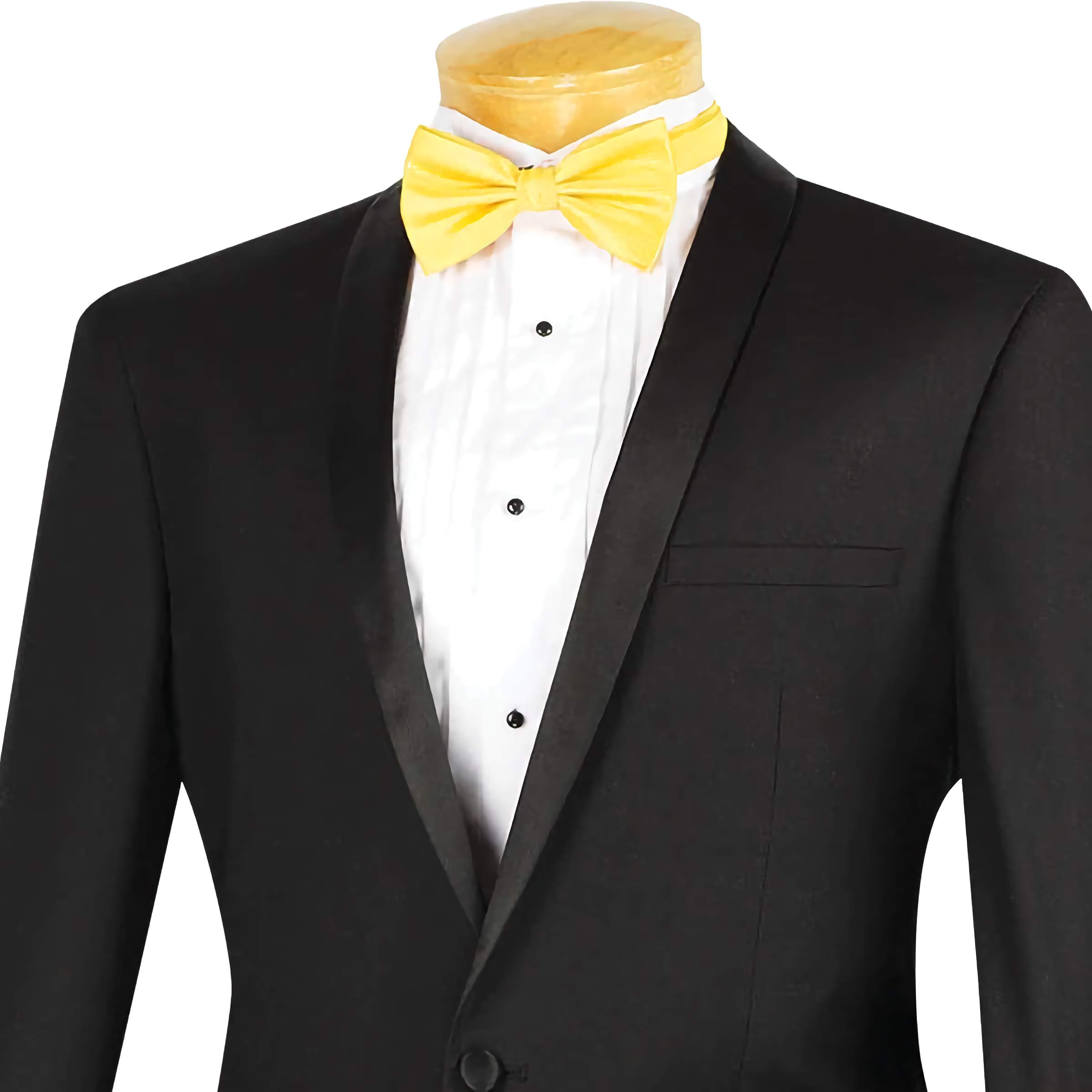 Elegant Shawl Collar Slim Fit Tuxedo 2-Piece Suit - 1 Button Black Wedding Tuxedo for Groom & Formal Events | Perfect for Weddings, Prom & Black Tie Occasions