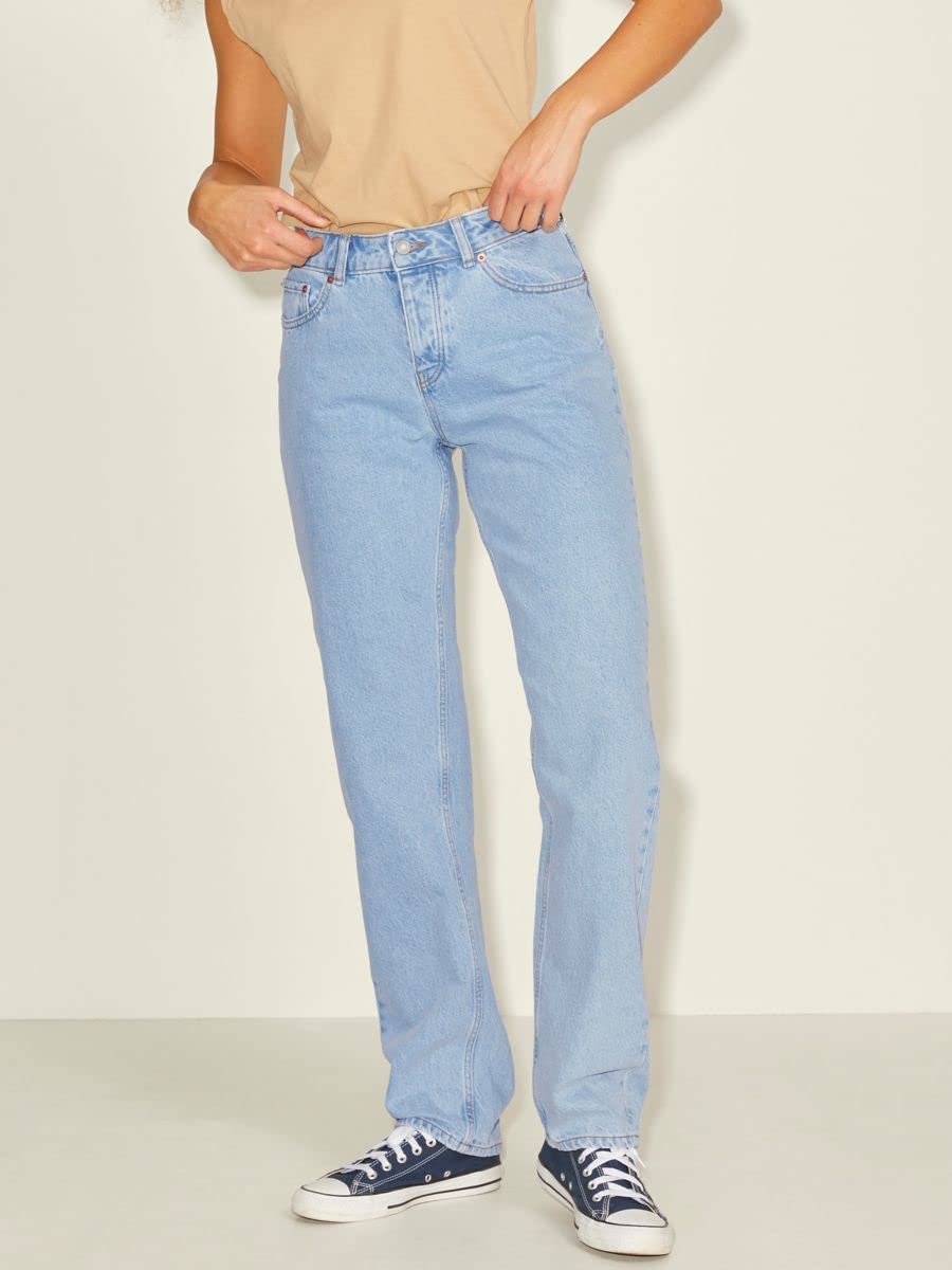 JJXX Women's High Waist Stretch Skinny Jeans - Comfortable Slim Fit Denim Pants for Casual Wear, Office & Night Out