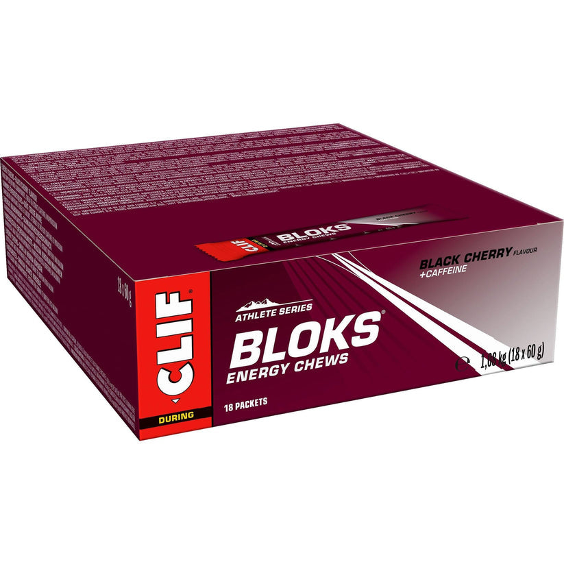 CLIF BLOK Energy Chews - 18 Pack (60g Each) | Fuel Your Performance with Natural Energy Boost for Runners, Cyclists & Athletes | Perfect for Workouts, Hiking & Endurance Sports