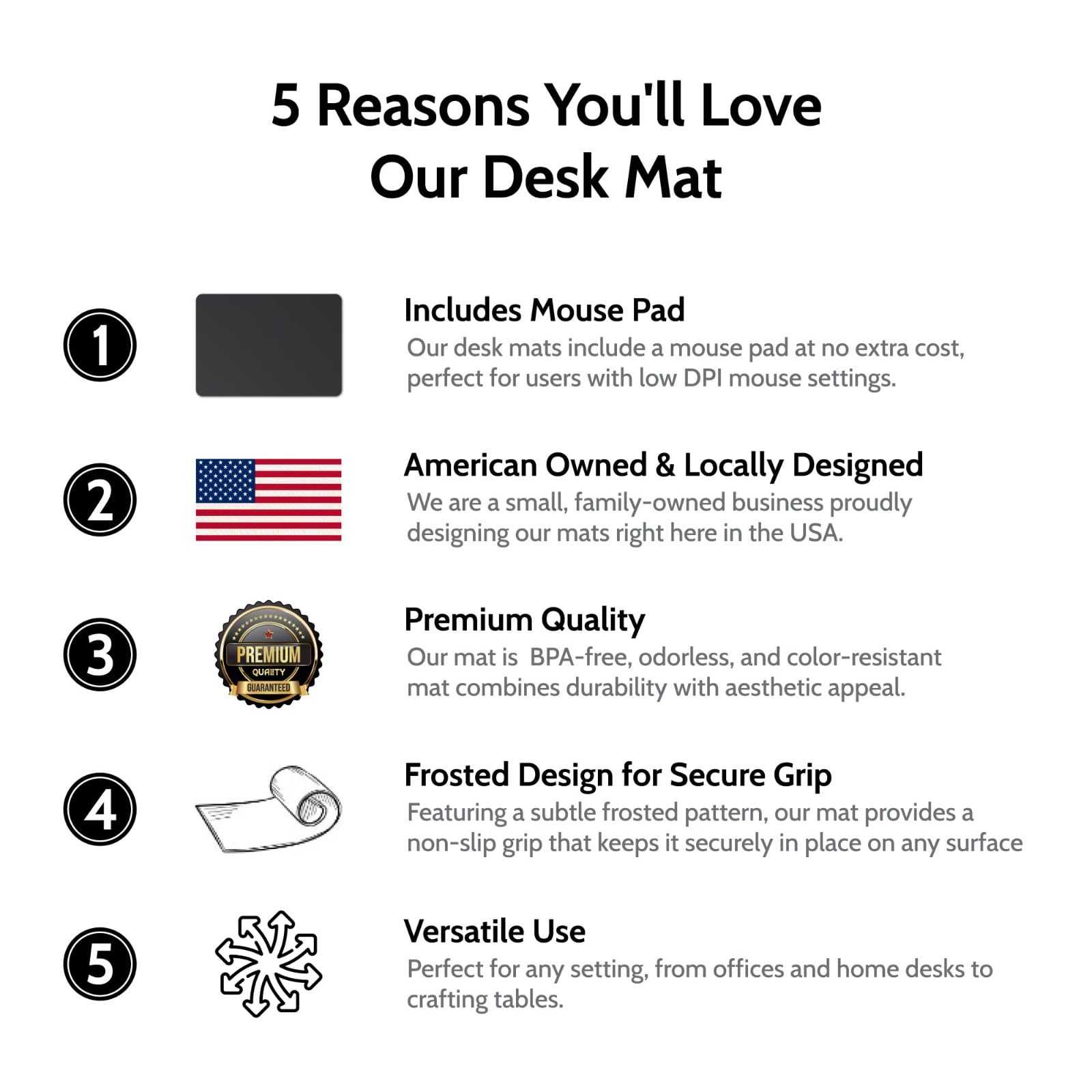 Awnour 34x17 Inches Clear Desk Protector - Transparent Desk Mat with Mouse Pad for Office & Home - Perfect for Computer Workstations, Gaming Setups & Home Office Desks