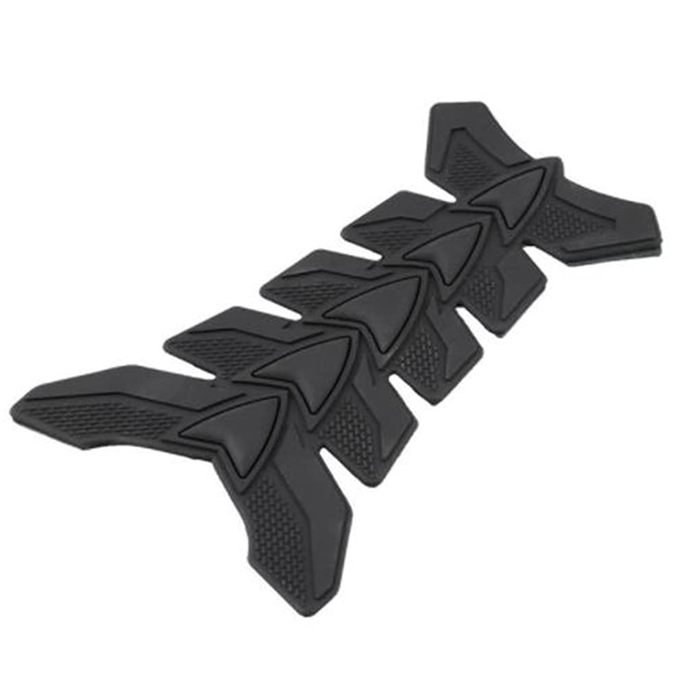 3D Fishbone Motorcycle Gas Tank Protector Sticker - Durable & Self-Adhesive for Bike Styling
