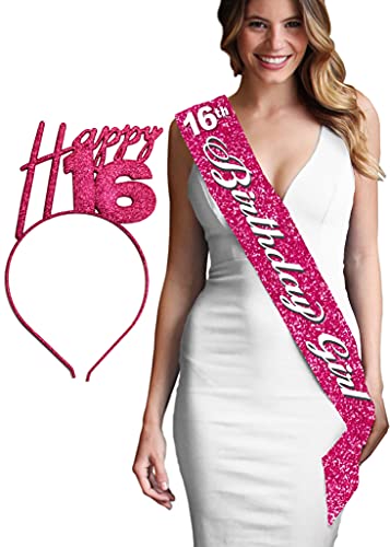 Happy 16 SET (Hot Pink)