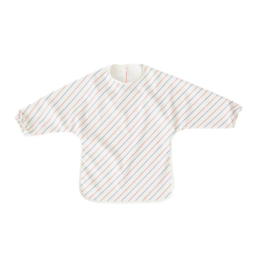 Striped Baby Cape Bib - Soft & Absorbent for Messy Meals - Perfect for Feeding Time, Daycare & On-the-Go