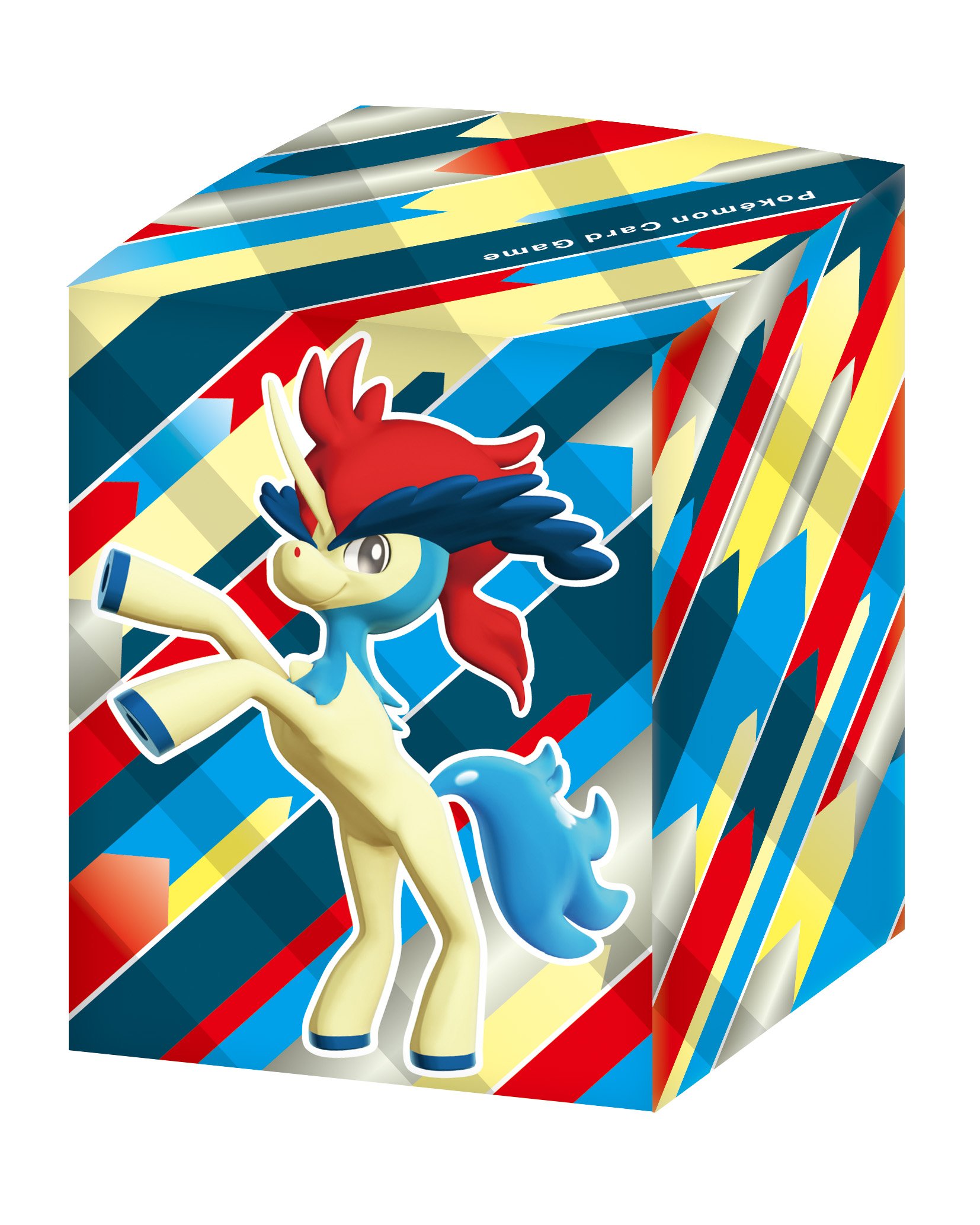 Official Nintendo Pokemon Keldeo Japanese Deck Box - Collectible Card Storage for TCG Players | Perfect for Game Nights & Tournaments