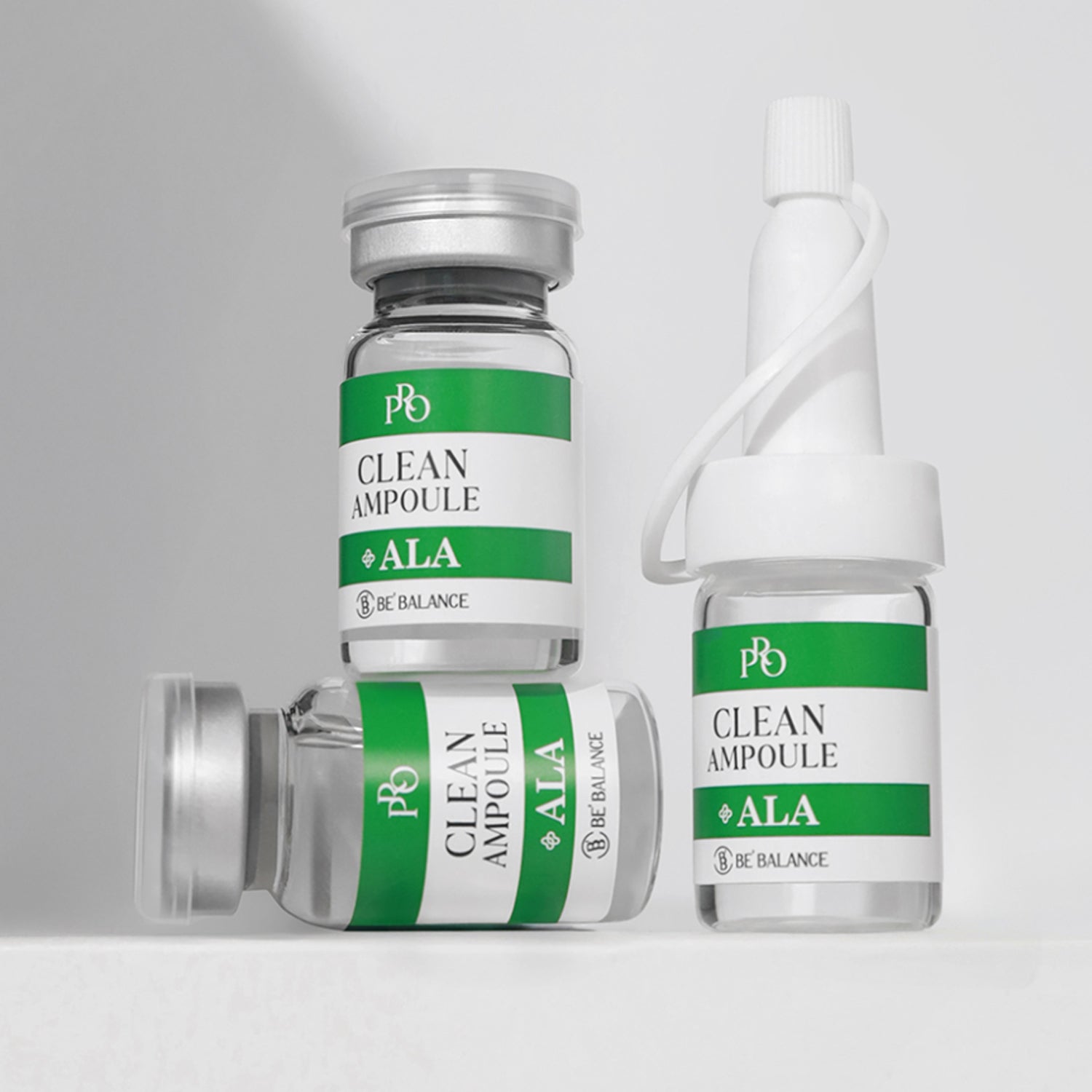 BE'BALANCE PRO Clean Ampoule 7ml × 5 Pack - Korean Skin Care Serum for Hydration & Brightening - Perfect for Daily Skincare Routine & Travel Essentials