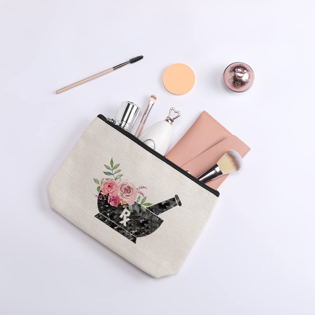 Pharmacist Gift for Women - Doctor of Pharmacy Graduation Gift Makeup Bag - Travel Toiletry Organizer & Zipper Pouch - Perfect for Pharmacy Students, Medical Professionals & Travel Essentials