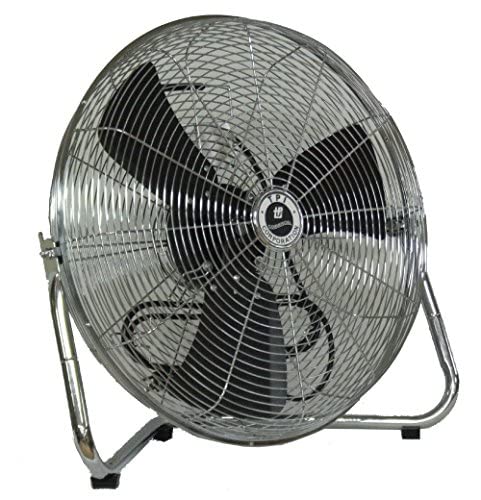 18 Inch Commercial Floor Fan - High Velocity Industrial Air Circulator for Warehouses, Gyms & Large Spaces