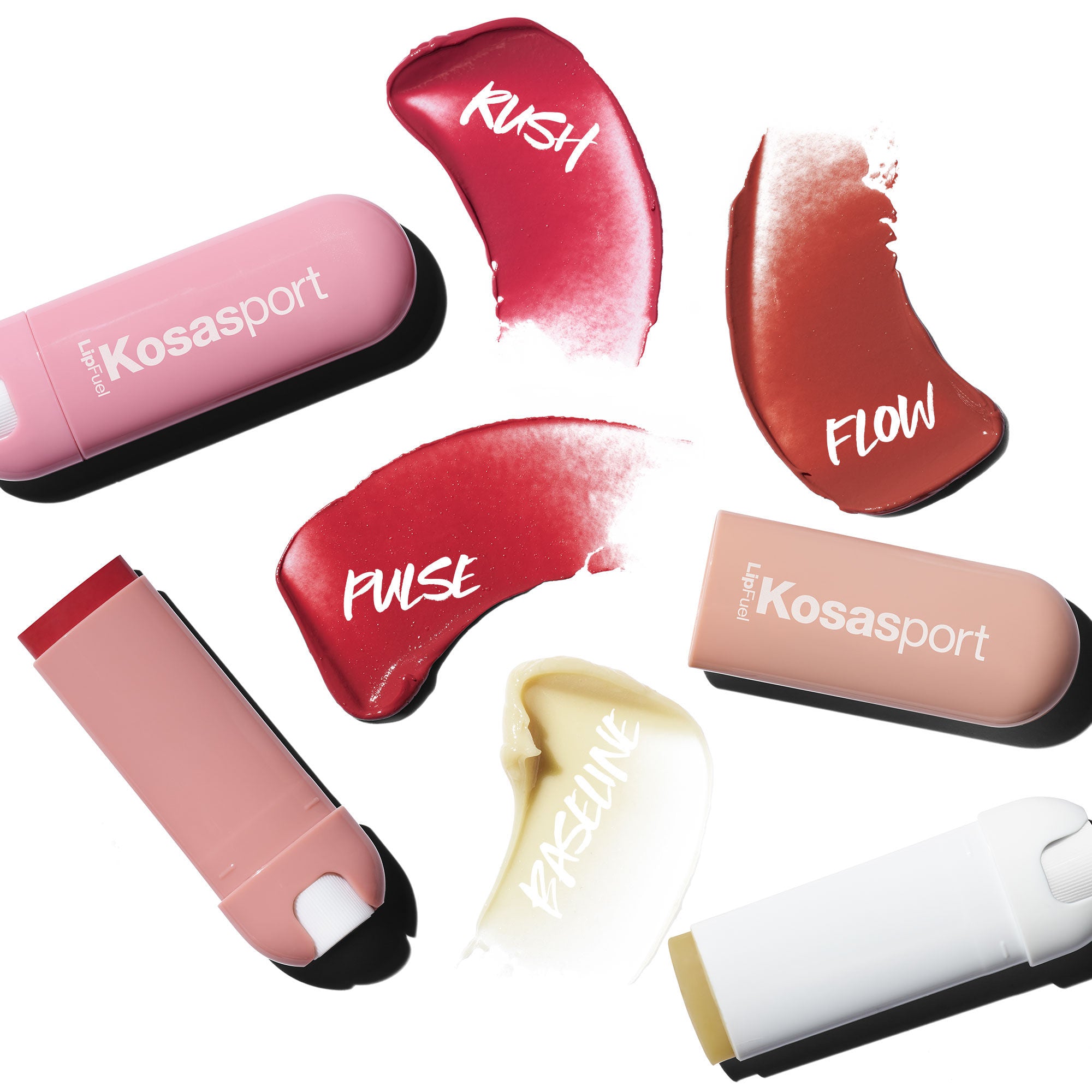 Kosasport LipFuel Hyaluronic Acid Lip Balm - Hydrating & Plumping Lip Care for Dry, Chapped Lips - Perfect for Daily Use & Makeup Prep