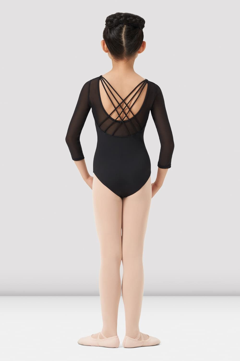 Girls Mirella Paisley Print 3/4 Sleeve Leotard - Ballet Dancewear for Kids, Toddler Dance Costume, Gymnastics Leotard for Girls - Perfect for Ballet Class, Recital & Dance Competition