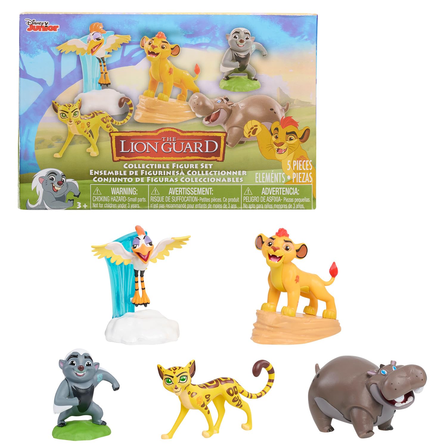**Just Play Lion Guard 5-Piece Action Figure Set - Officially Licensed Disney Toy for Kids Ages 3+ | Perfect for Birthday Gifts, Pretend Play & Disney Themed Parties**
