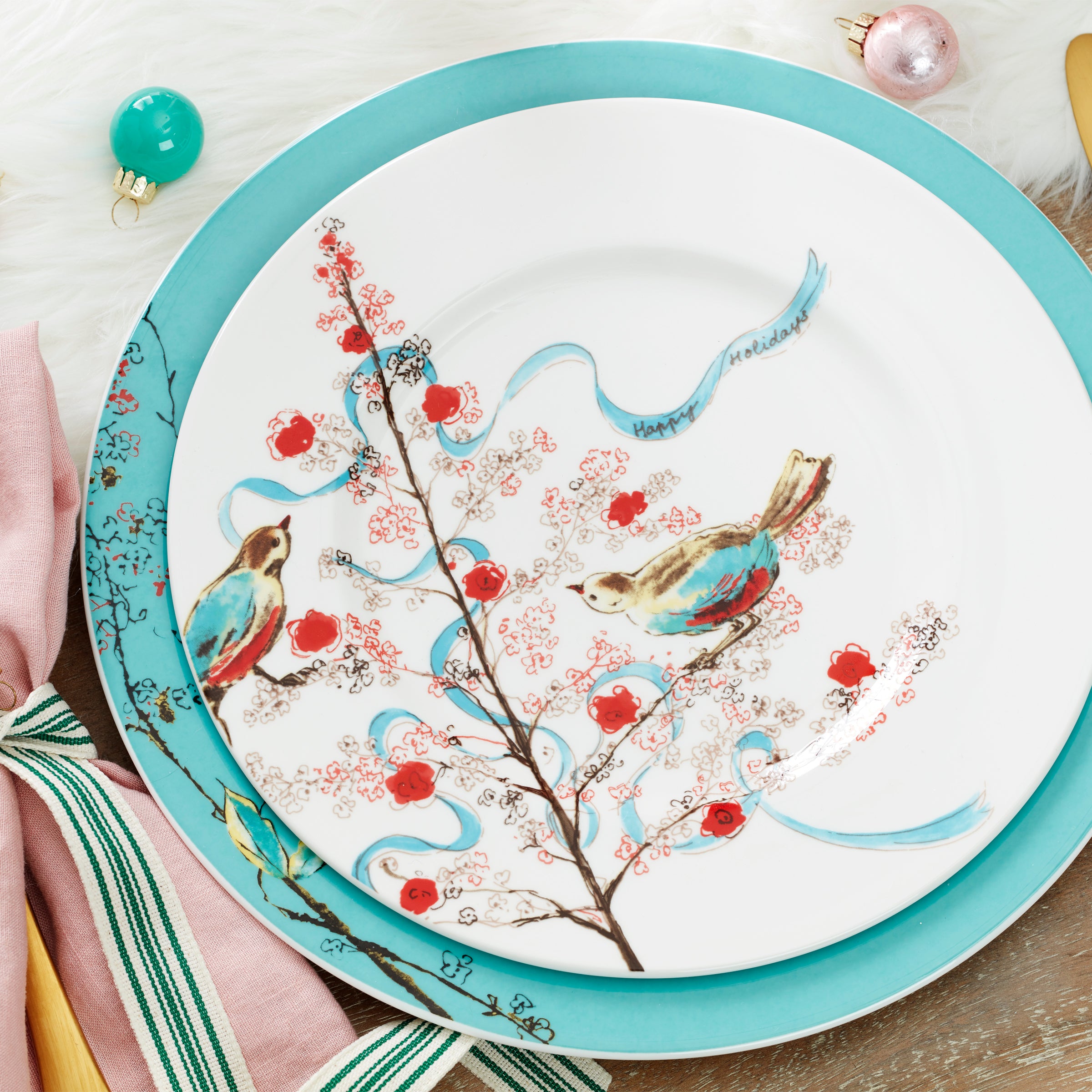 Chirp Seasonal Salad Plate - Elegant Ceramic Dinnerware for Healthy Meals & Entertaining - Perfect for Family Dinners, Parties & Holiday Gatherings