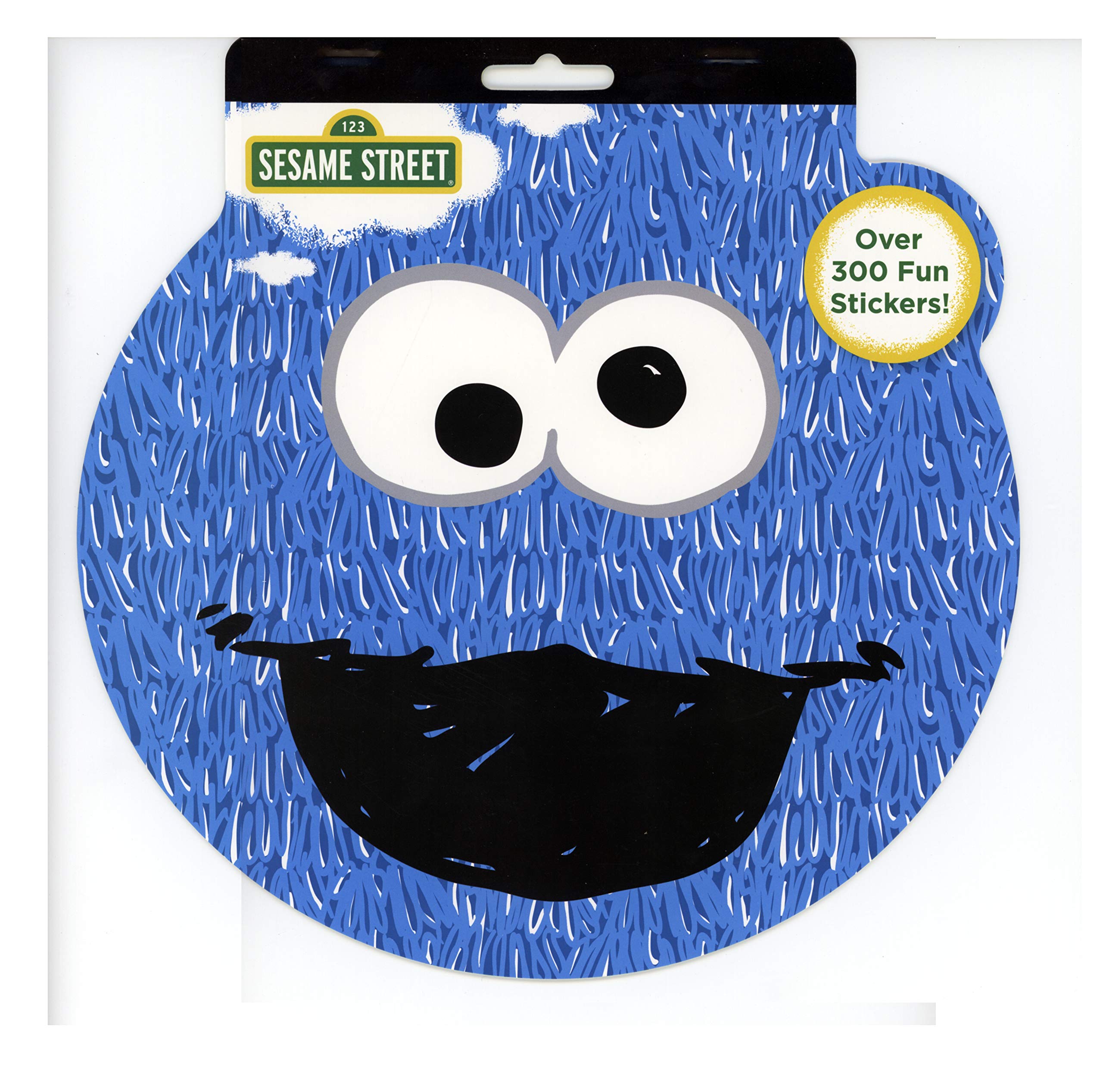 Sesame Street Cookie Monster Sticker Book - 300+ Fun Themed Stickers for Kids, Scrapbooking & DIY Crafts