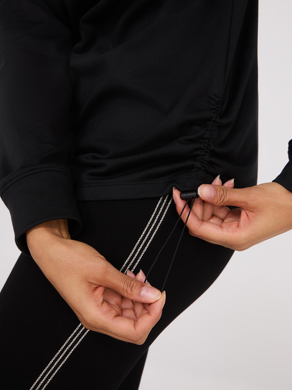 Adjustable Side Hoodie for Men & Women - Custom Fit Comfortable Pullover with Drawstring - Perfect for Gym, Running, and Casual Wear