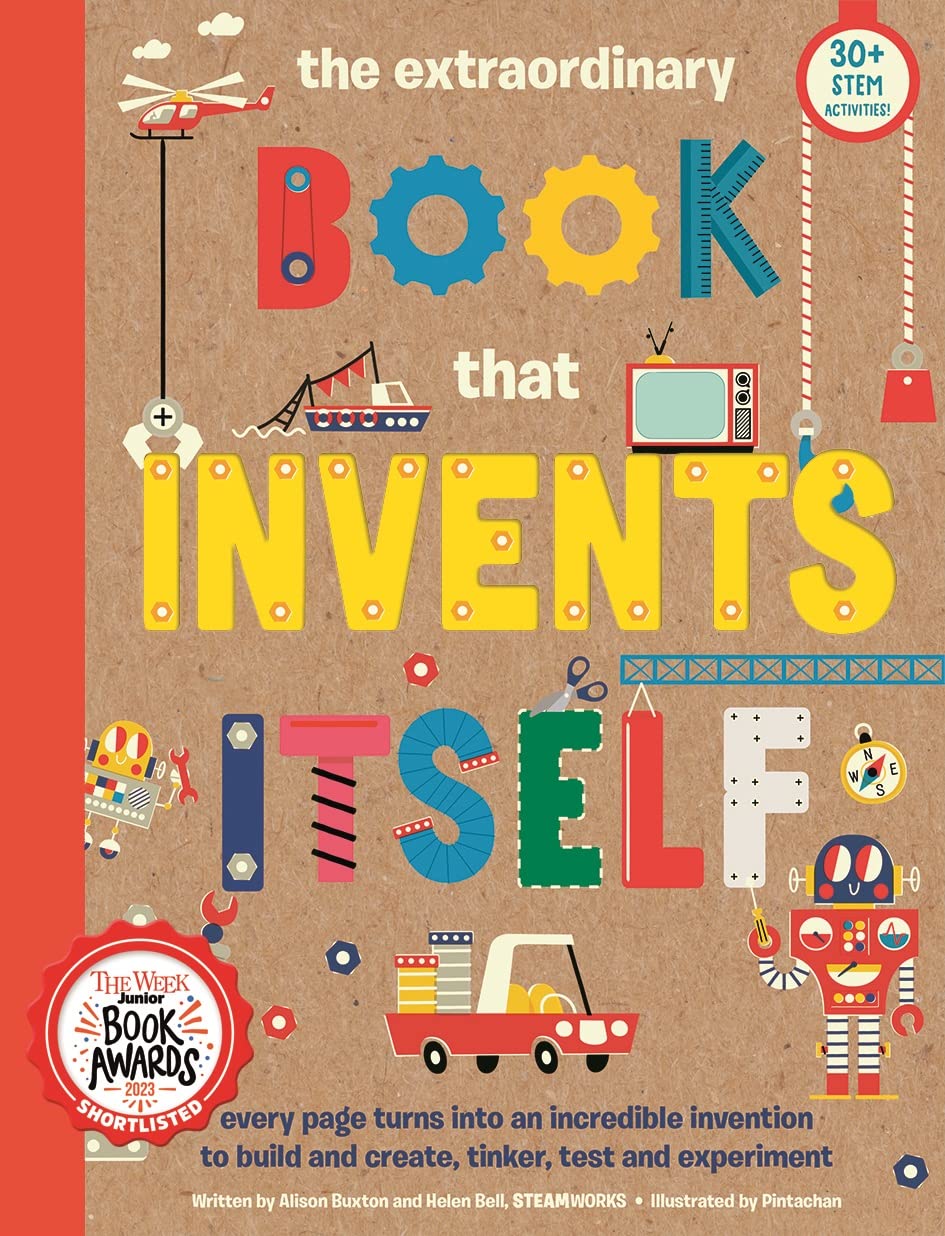 The Extraordinary Self-Inventing Book - Innovative Interactive Experience for Kids & Adults | Perfect for Gifts, Education & Creative Play